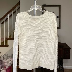 Ann Taylor LOFT sheer knit top
